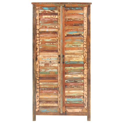 Rustika Rowe -  Wardrobe 90x50x180 cm Solid Reclaimed Wood